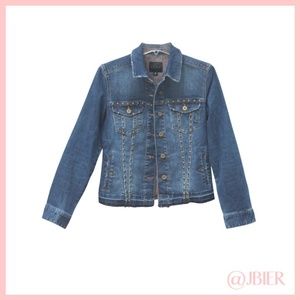 LVPL by Liverpool Studded Denim Jacket